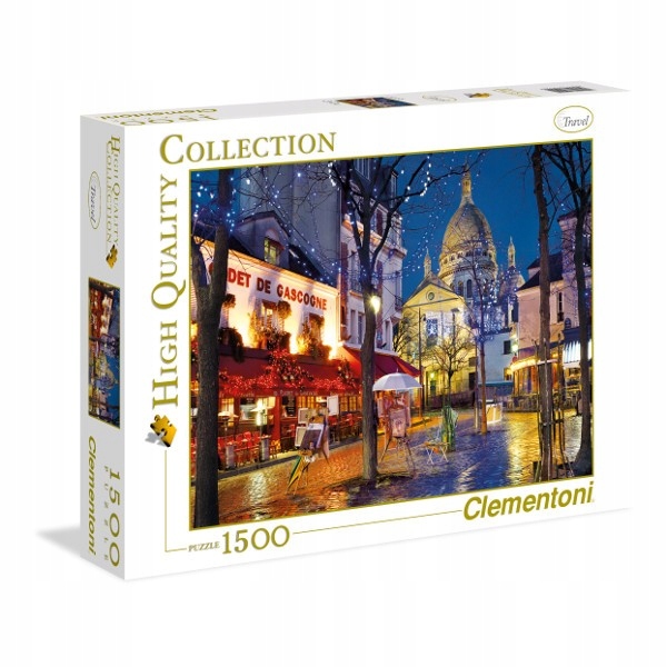 

Puzzle 1500 El Paryż Montmartre Clementon 31999