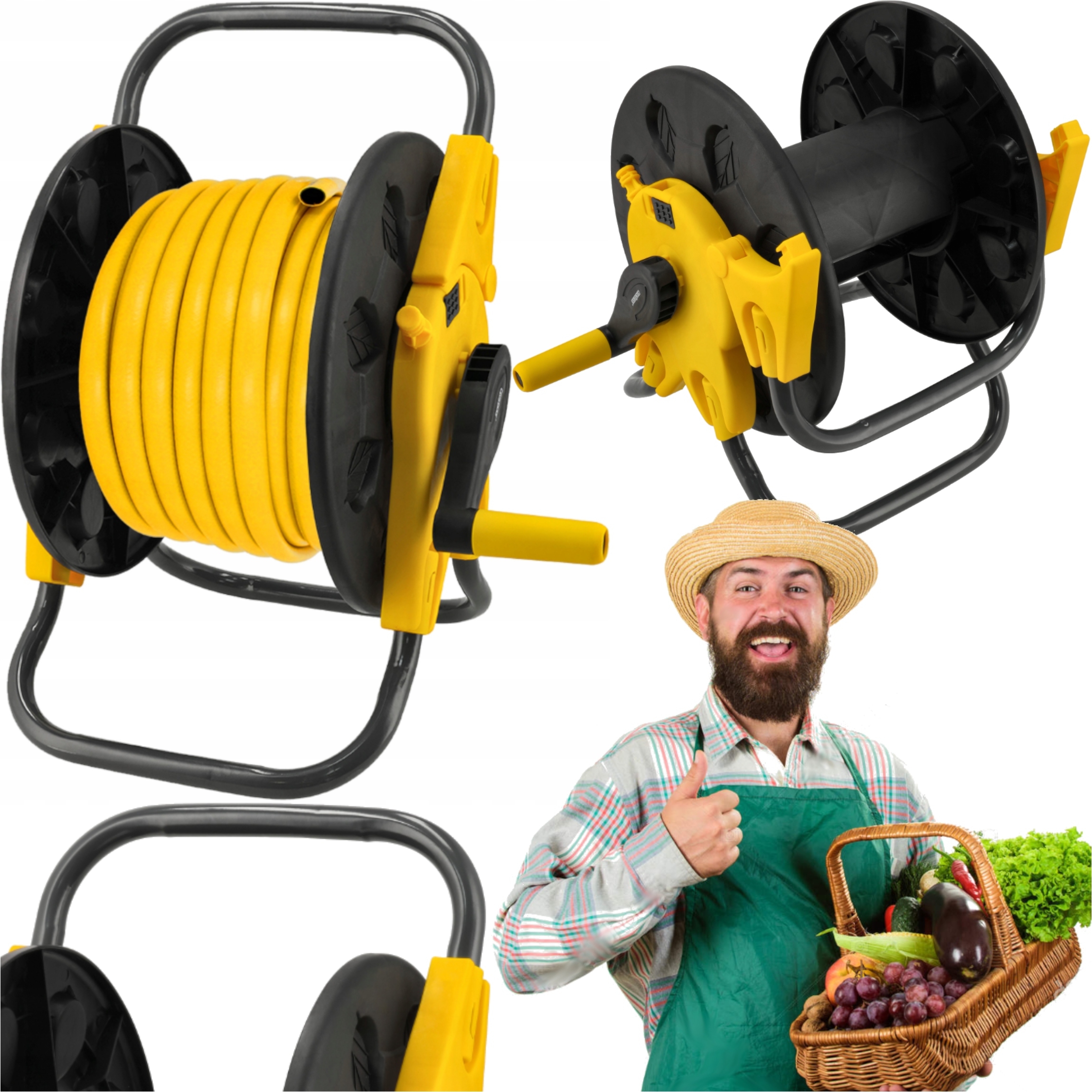 Stojan Na Zahradní Hadici, Vozík, Zahradní Buben S Klikou