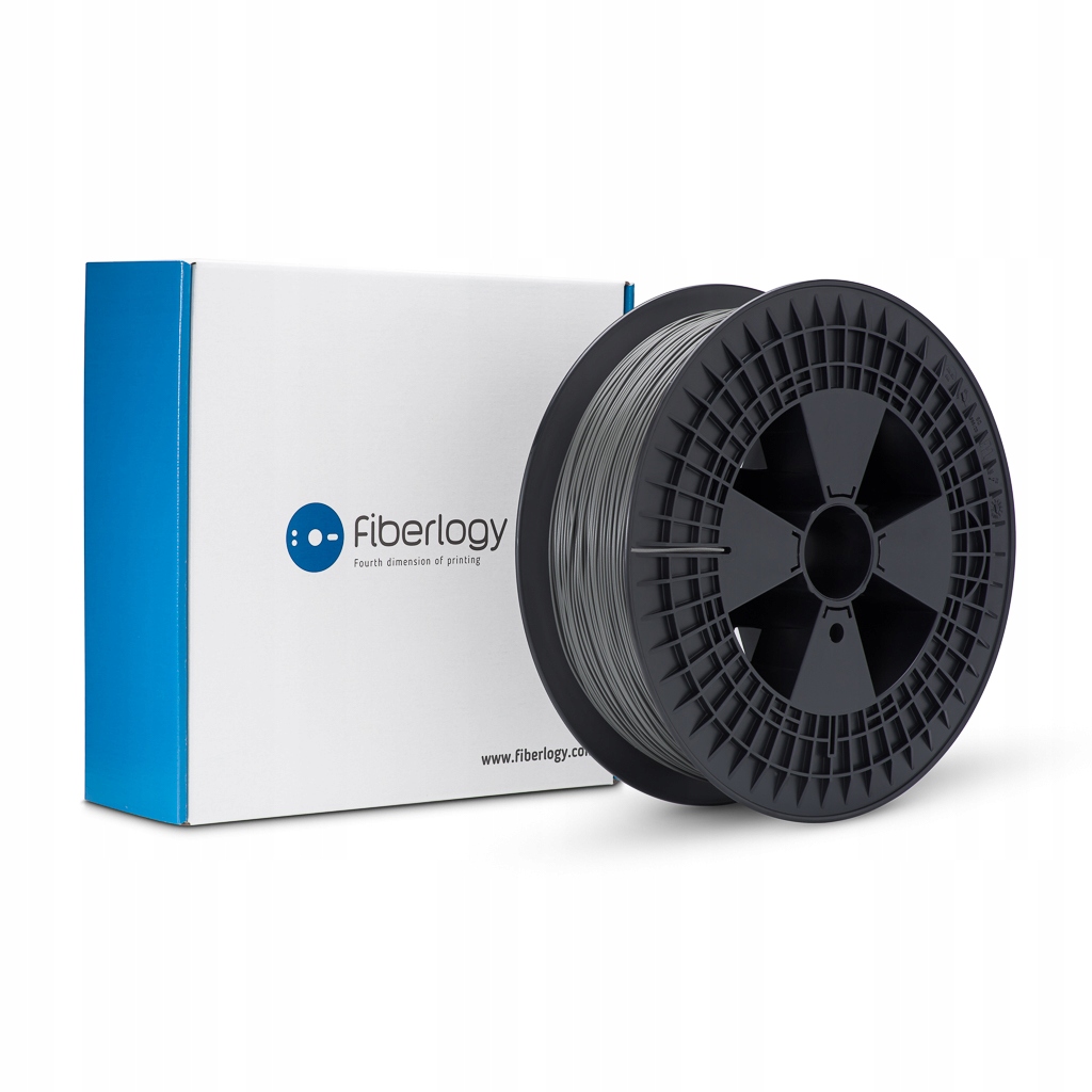 Filament Fiberlogy Easy Pla Graphite 1,75 mm 2,5 kg Grafitový