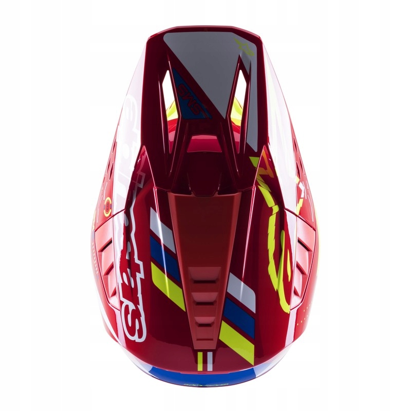 Kask cross,enduro ALPINESTARS S-M5 ACTION BRIGHT RED/FLUO YELLOW HONDA L Rozmiar L