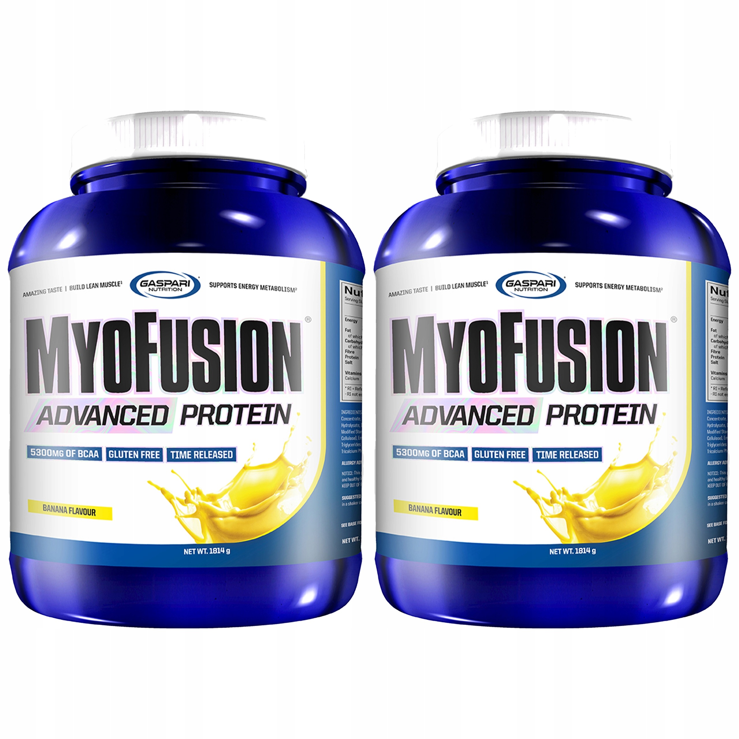 2x Proteinový koncentrát hydrolyzát 1814 g Wpc Wpi Wph Gaspari Banán