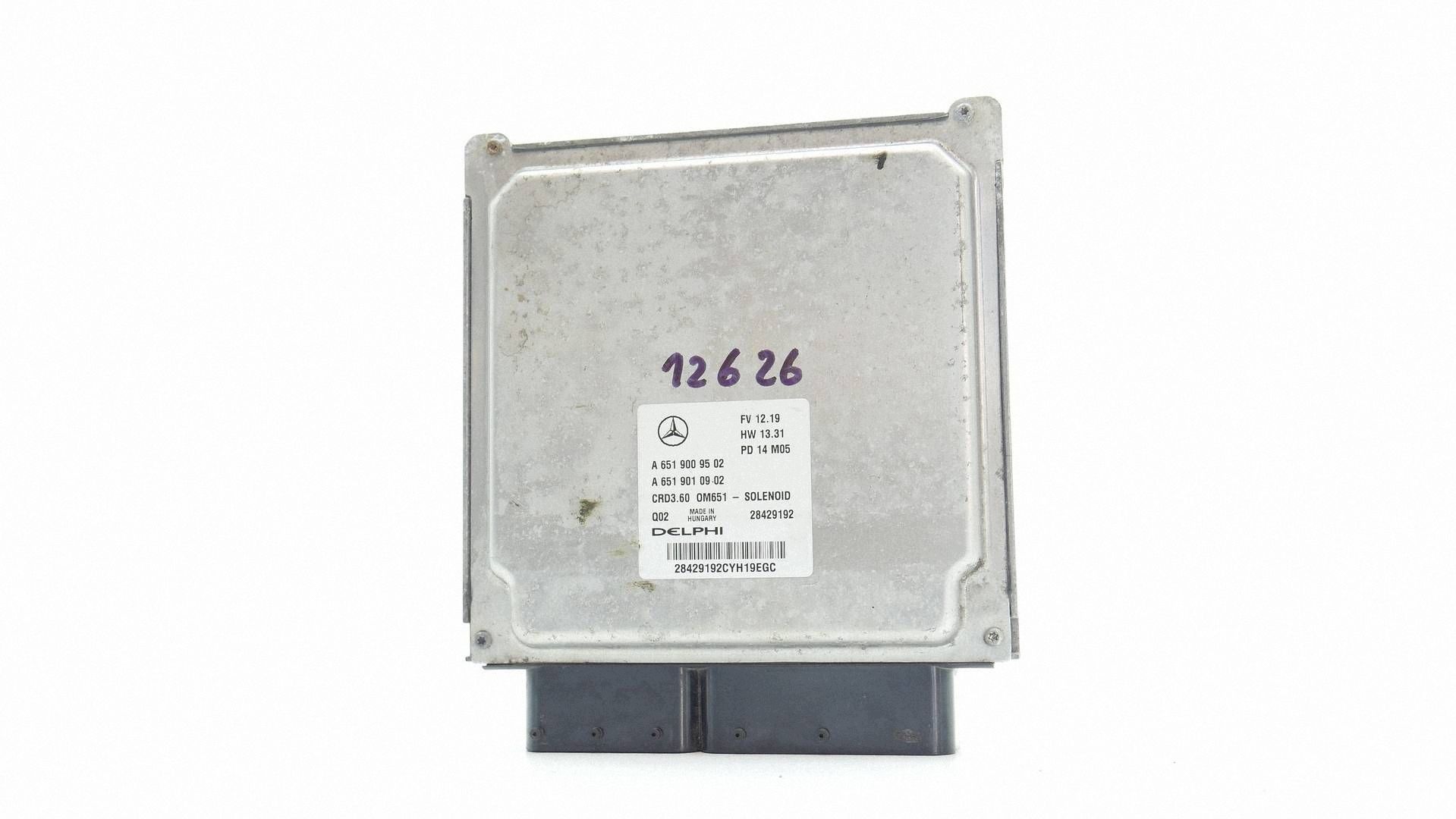 computer control unit of the engine ECU MERCEDES A W176 CLA W117 2.2 CDI A6519009502