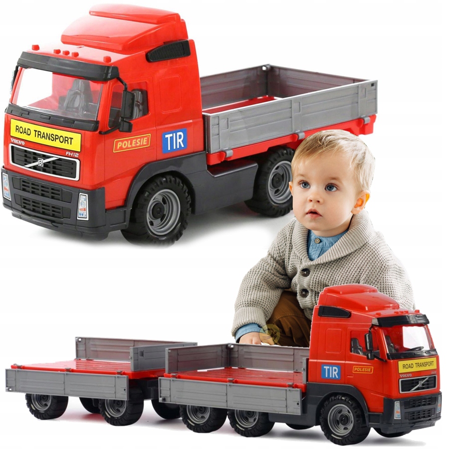 

Wader Polesie Samochód Volvo z burtami i przyczepą