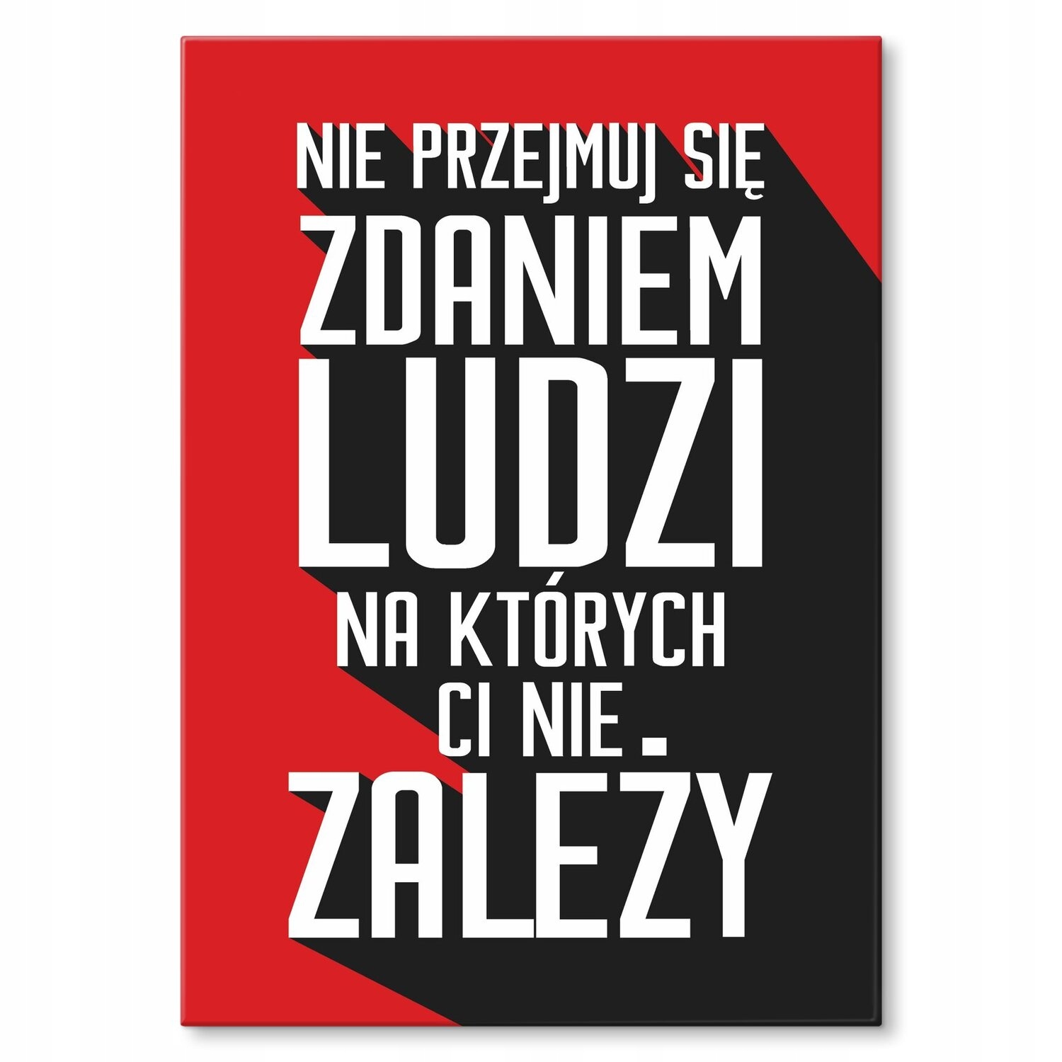 Kovový plakát Nebojte se podle lidí Šidítko Plech 30 x 42 cm Hra