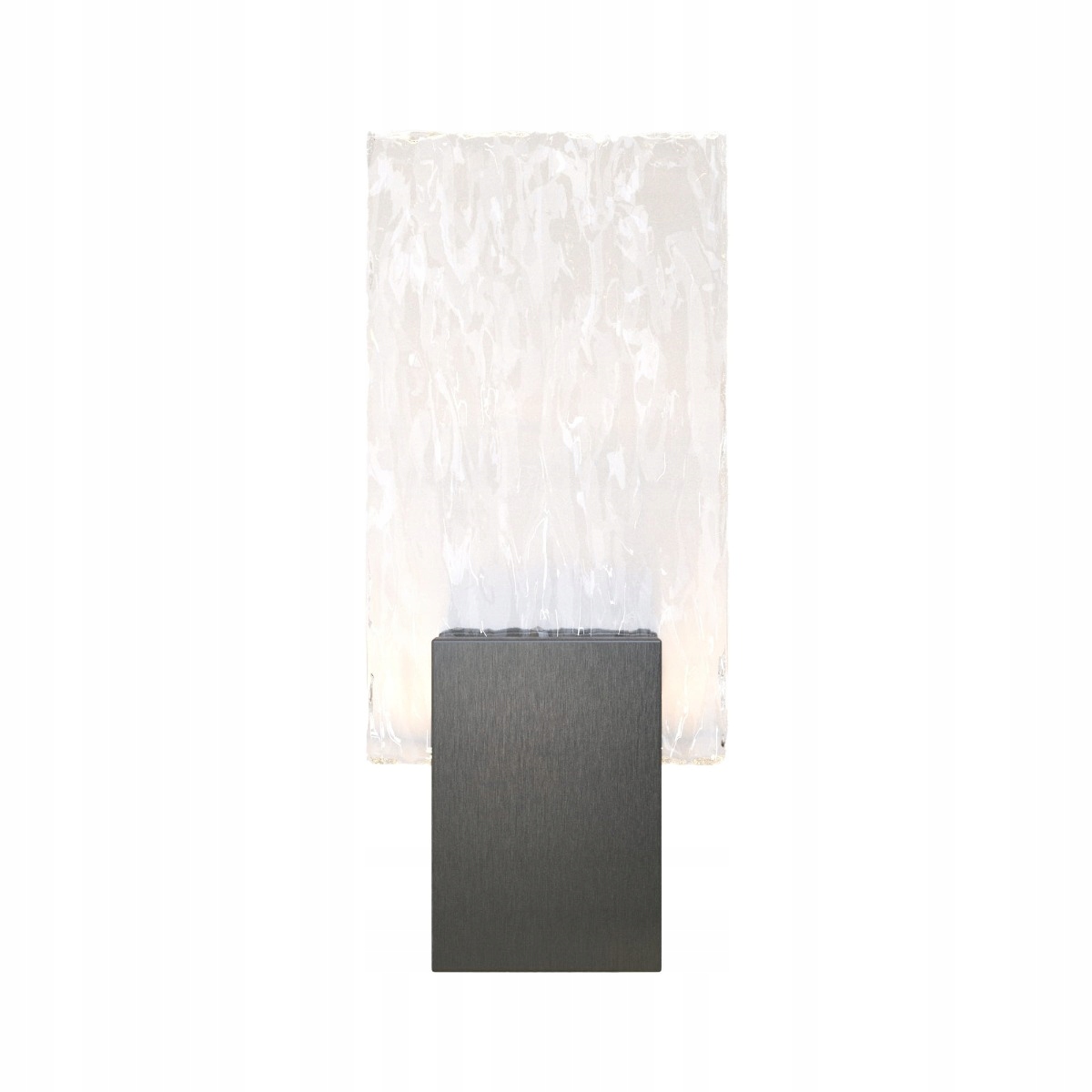Čierne nástenné Led svietidlo 3W Vetro s kryštálom 30cm IP20 Maxlight