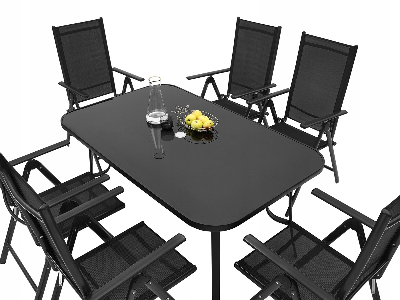 MEBLE OGRODOWE ZESTAW STÓŁ 6+1 NA TARAS BALKON Rodzaj stół i krzesła