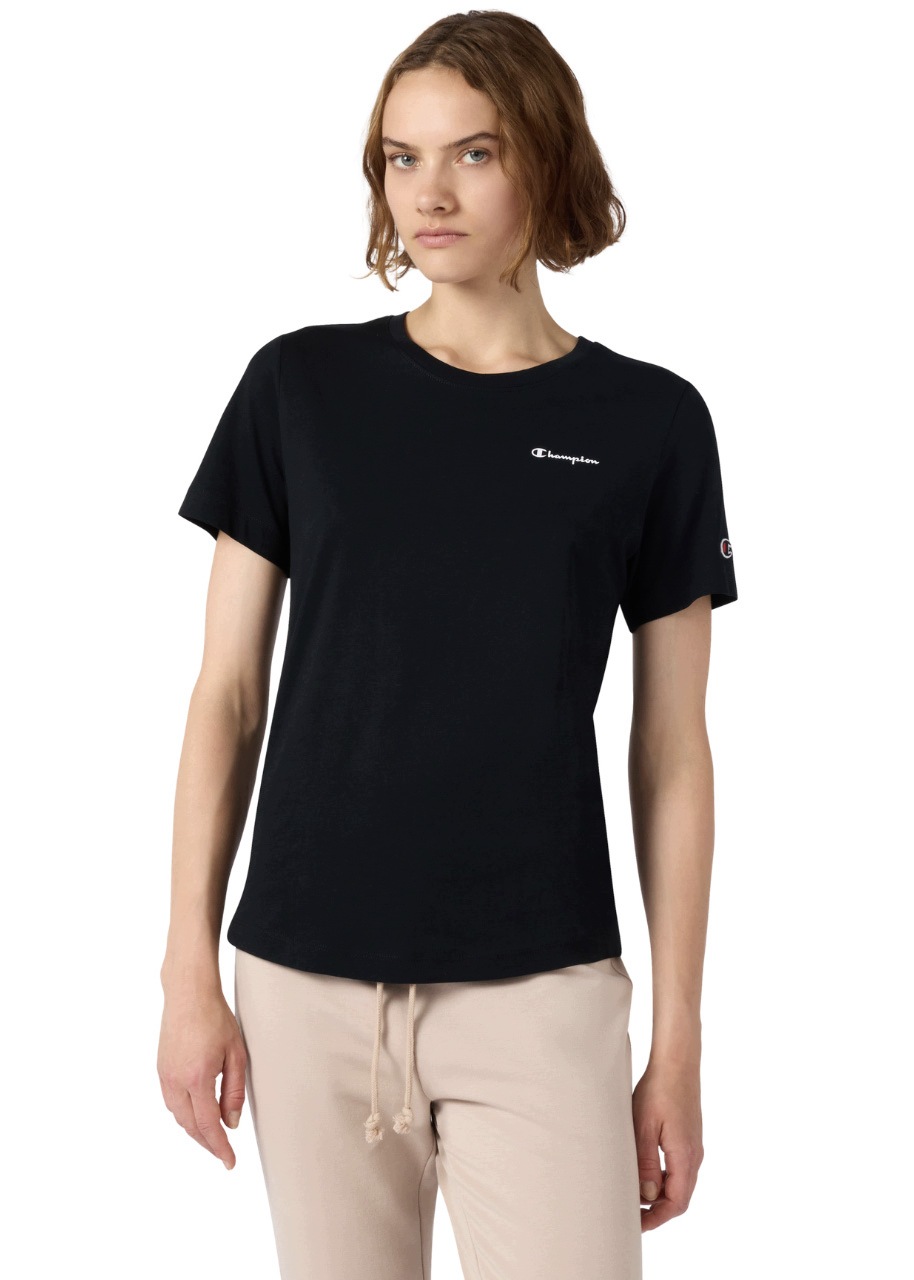 Koszulka Damska Champion T-shirt Sportowa z Krótkim Rękawem roz. S