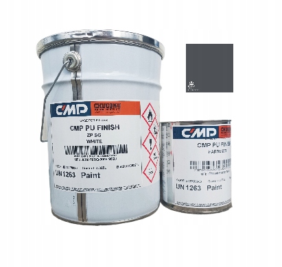 Chugoku Pu Finish Farba Okrętowa poliuretanowa płot dach Ral 7016 5l 7,5kg