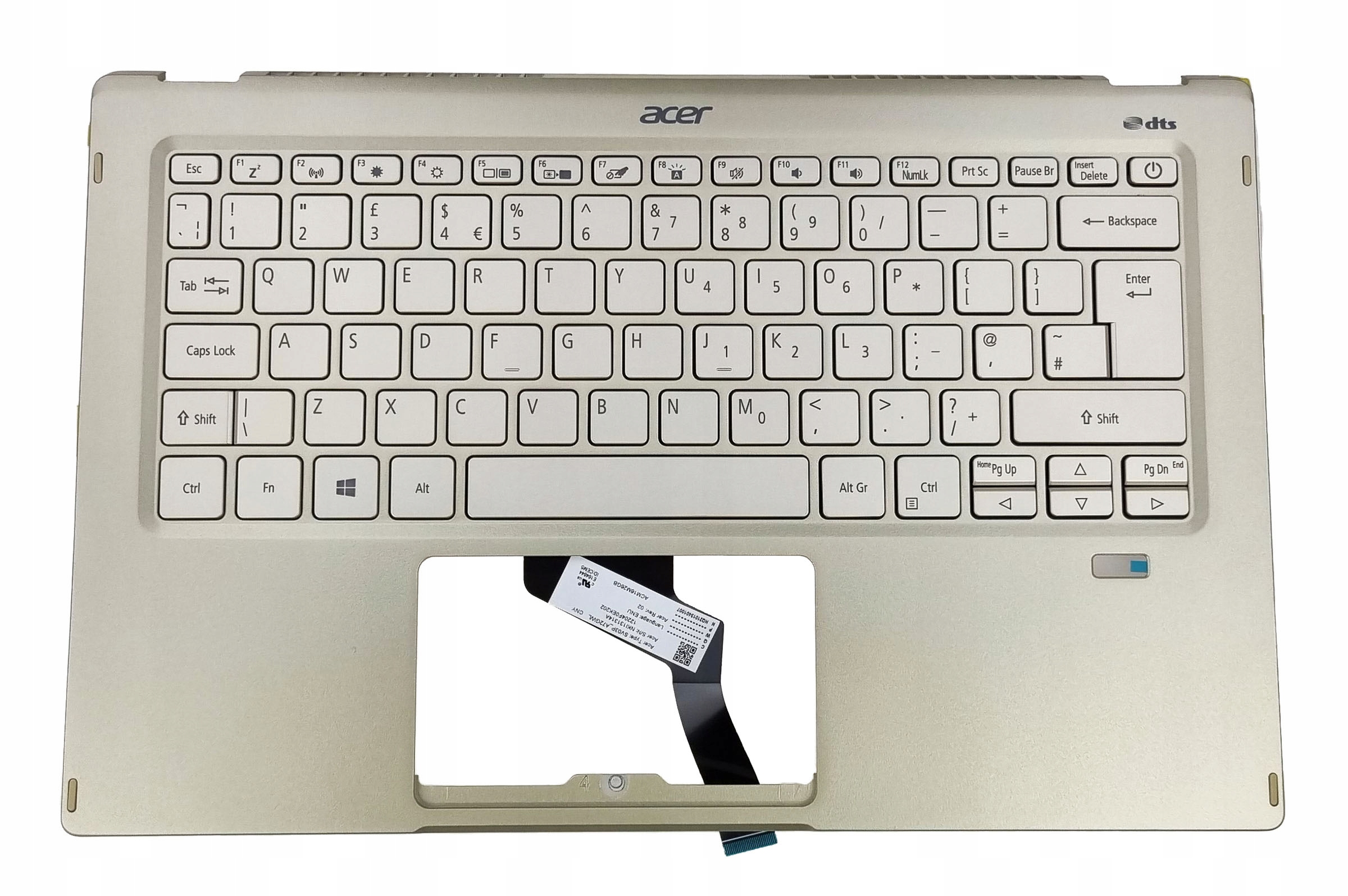 Nové Pouzdro Klávesnice Acer Swift SF514-55T SF514-55TA Anglická Uk