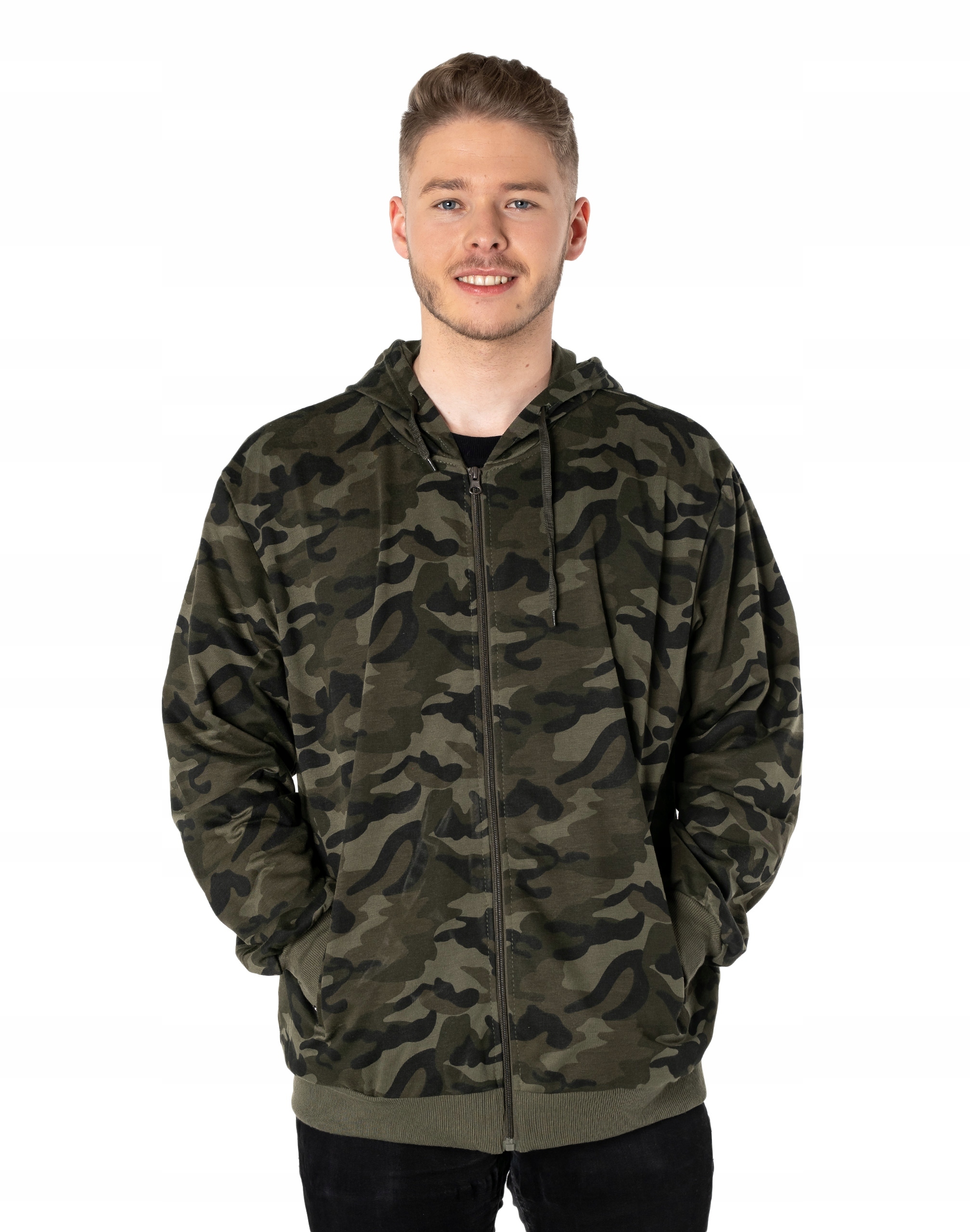 

Bluza Męska Moro Rozsuwana z Kapturem 2754-2 r XL