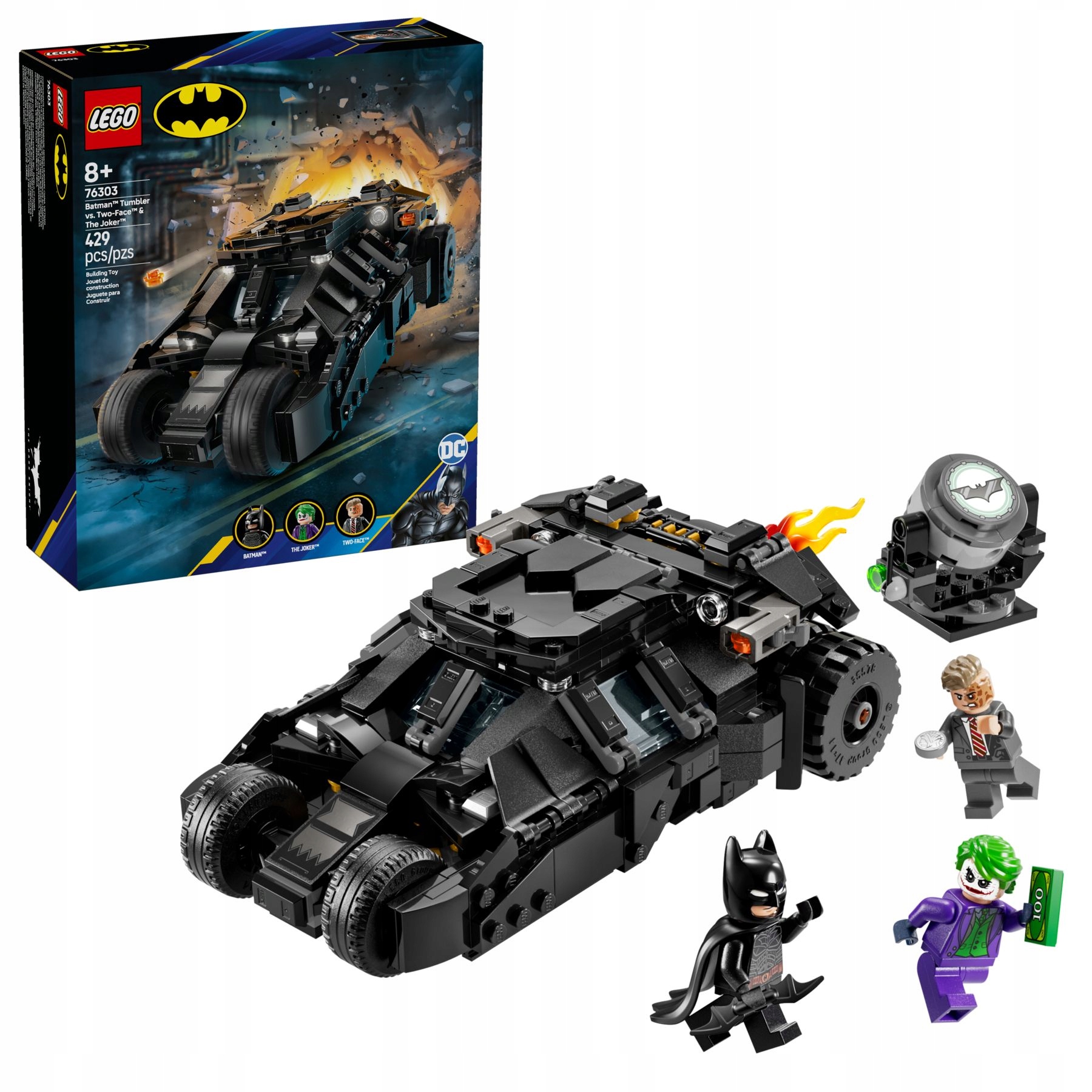 Lego DC Heroes 76303 Tumbler Batmana versus Dvě Tváře a Joker