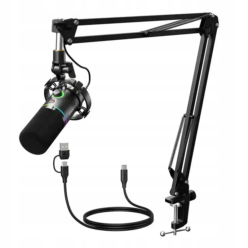 Dynamický mikrofon Maono PD200XS studiový Usb Xlr pro vokály podcasty Rgb