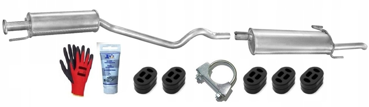 Opel Astra F 1.4 1.6 1.7D (1995-1998) Sedan sada tlumičů výfuku bonus