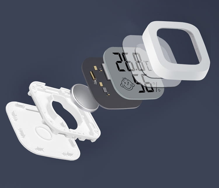 Termometr Higrometr Cyfrowy Elektroniczny Pokojowy Model 7A5-01-2420