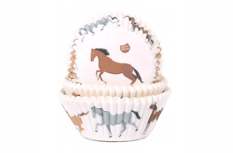 

Papilotki do muffinek Horses, 50 szt.