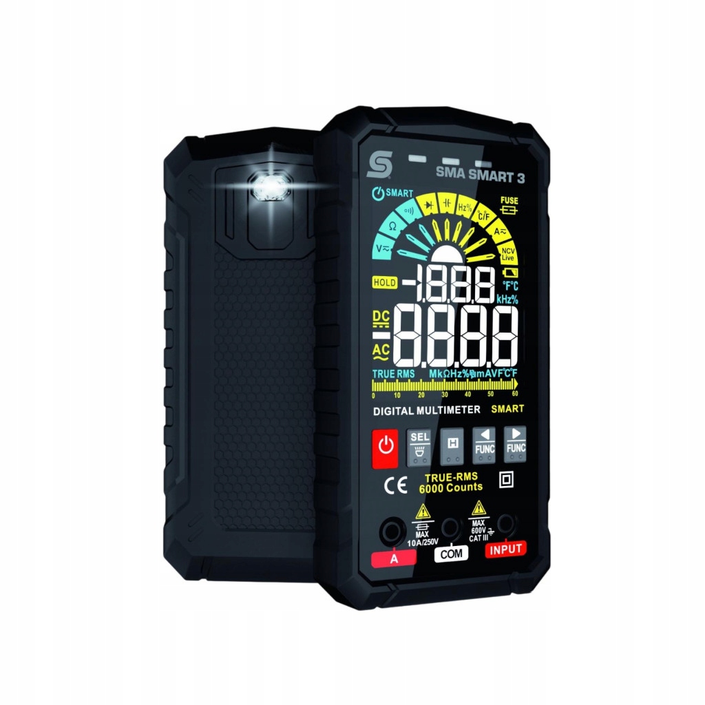 HOME SMASMART3 Profesjonalny multimetr cyfrowy, SMART, automatyczny