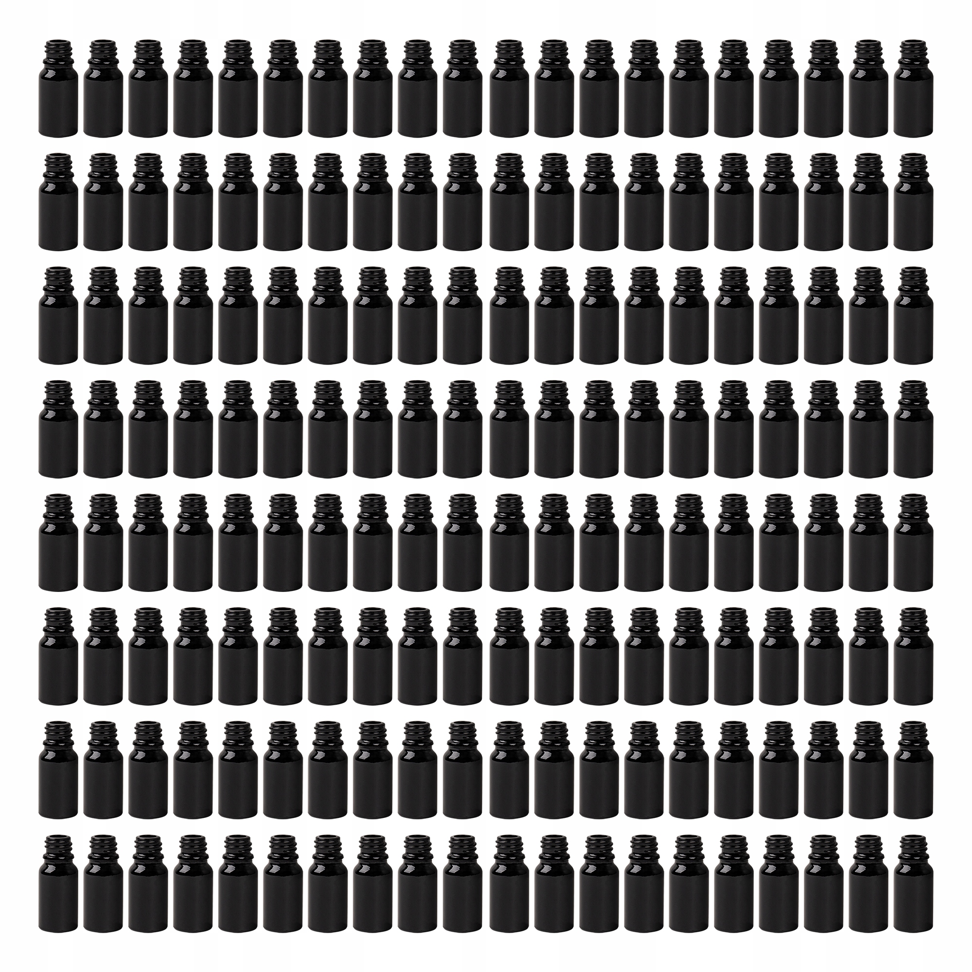 Butelka Szklana 10ML Czarna Zestaw 192szt. Hurt
