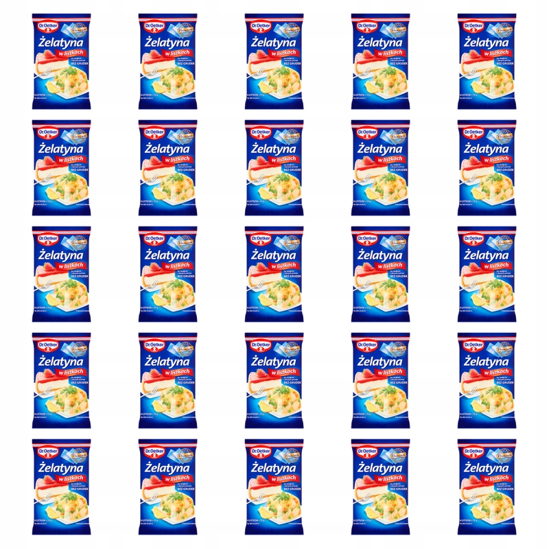 Dr. Oetker Želatina v listech 10 g X25