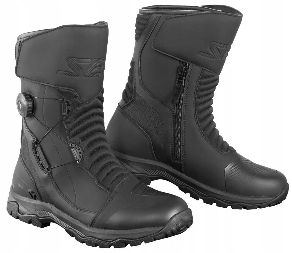 Seca Tour-tech II Motocyklové Topánky Adventure Turistické Čierne Pánske