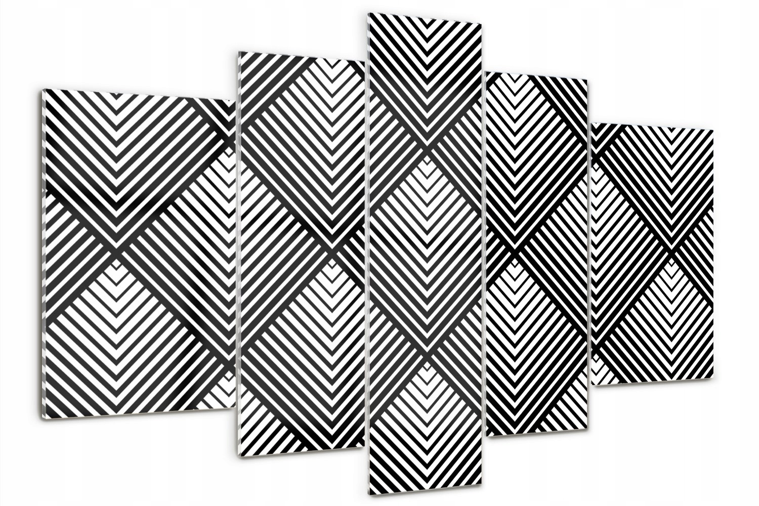 Akrylový triptychový obraz fotografie Geometrické pozadí