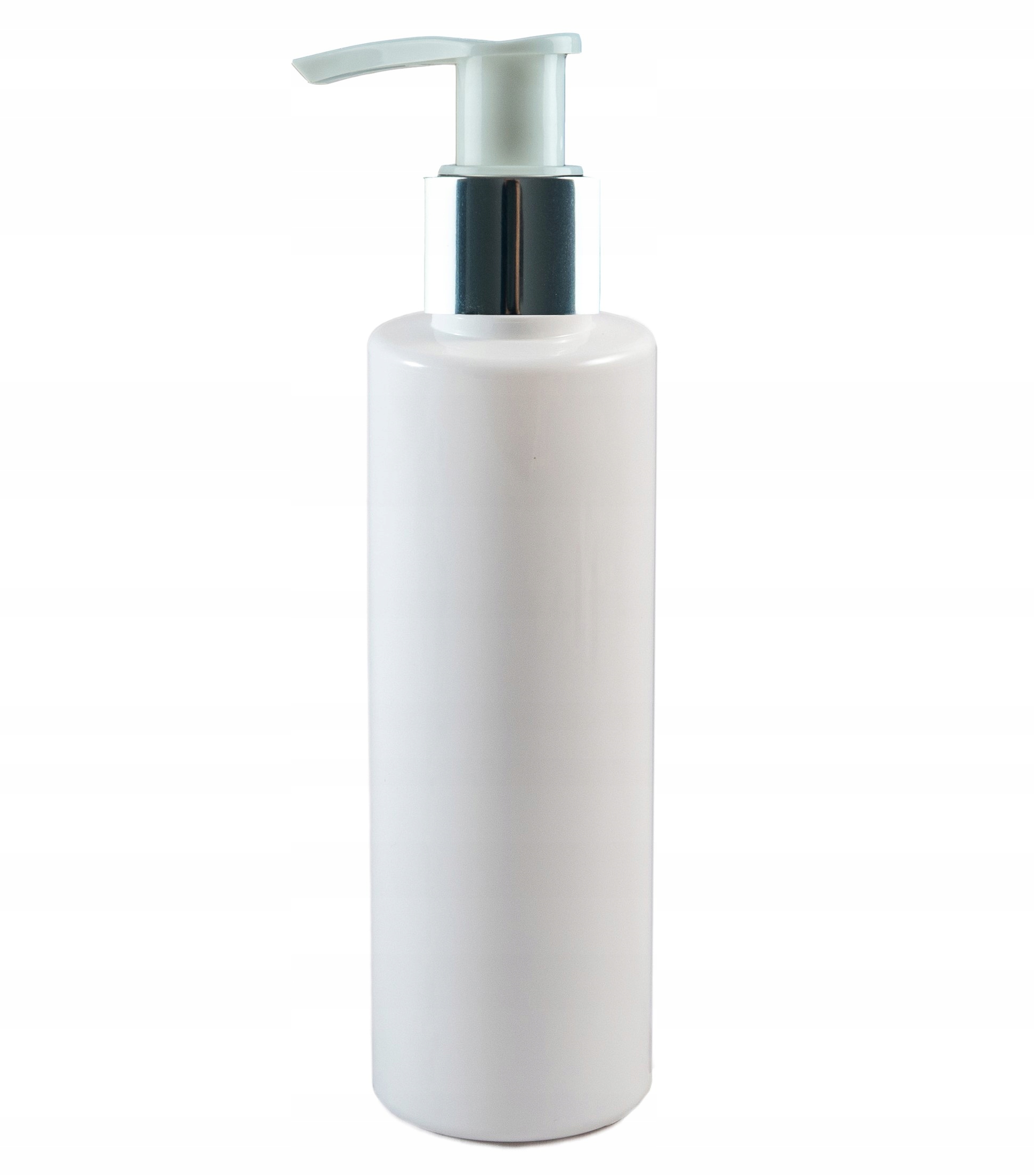 

Butelka z pompką 150ml, Biała Pet, 24/410, Połysk