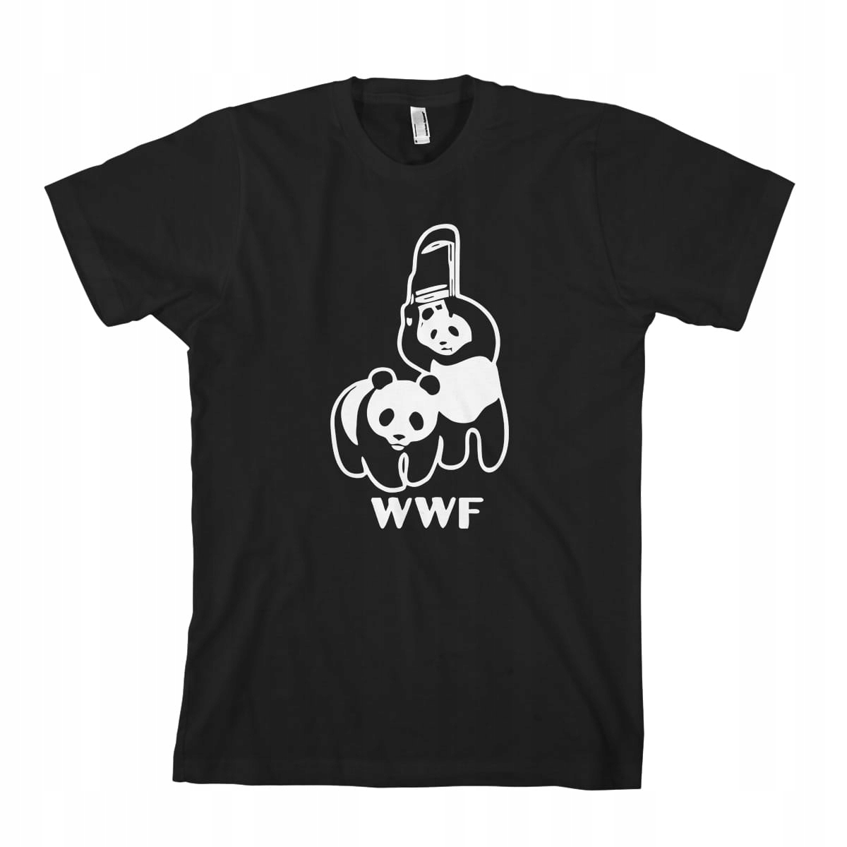 WWF WWE parodia koszulka męska