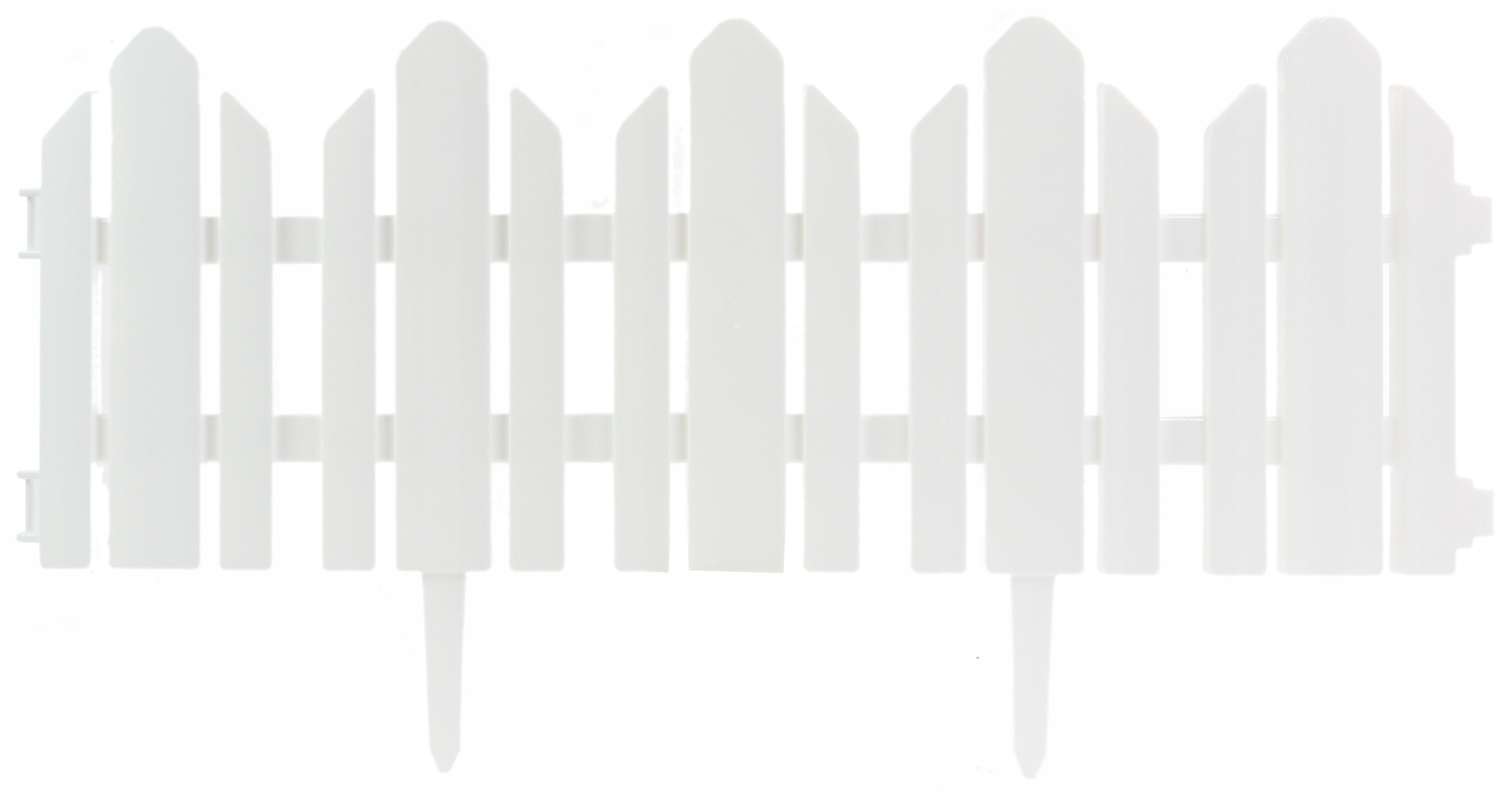 

Polski Płotek ogrodowy ozdobny 2,3m Sztachety Pvc