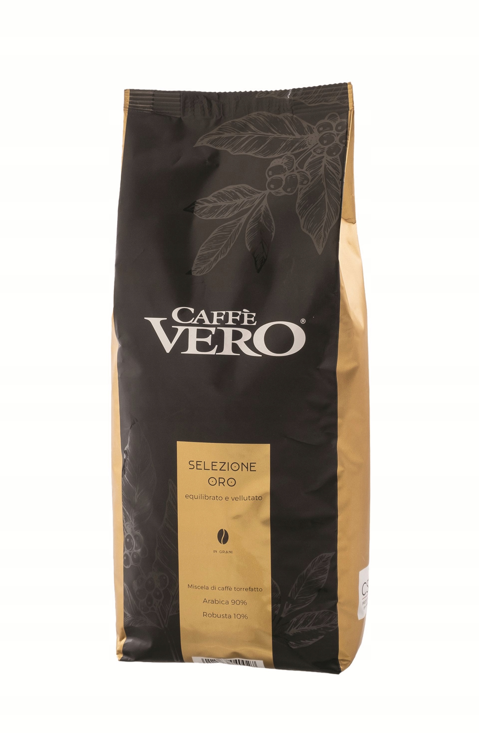 Levně Caffe Vero Selezione Oro káva 1 kg Dovoz Itálie
