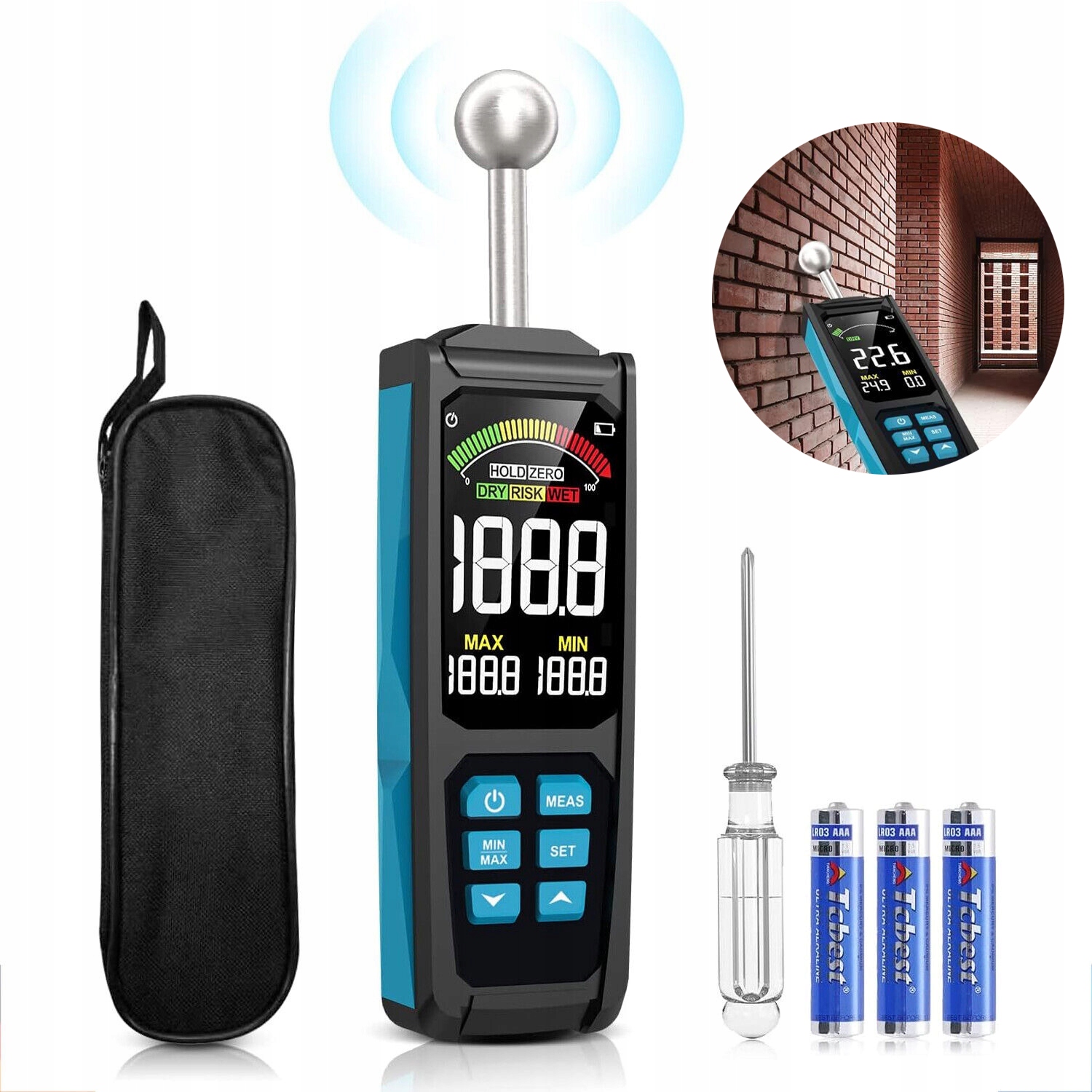 Vlhkoměr, Měřič Vlhkosti Stavebních Materiálů