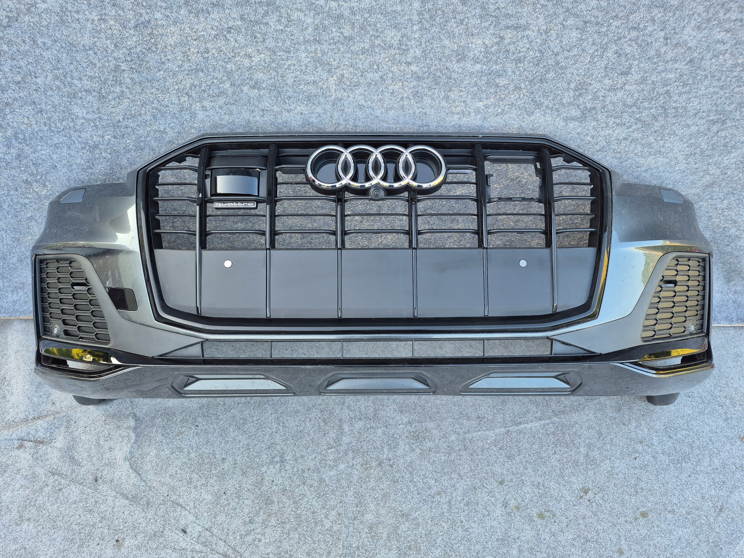 AUDI Q7 4M0 LIFT S-LINE 2020- ZDERZAK PRZÓD 6x PDC KAMERA