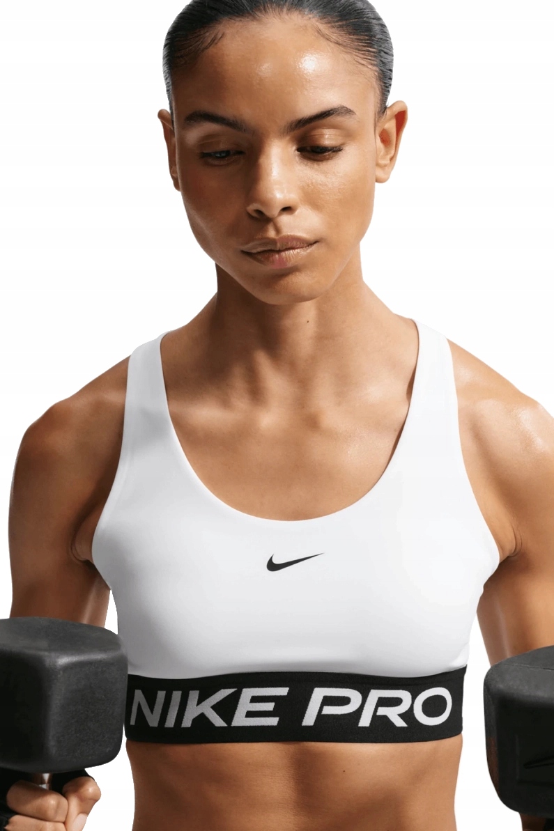 Nike Pro Stanik Biustonosz Biały IQ1035-100 R.s