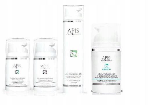 APIS ZESTAW EKSFOLIACJA MIX KWASÓW +ŻEL ŁĄGODZĄCY