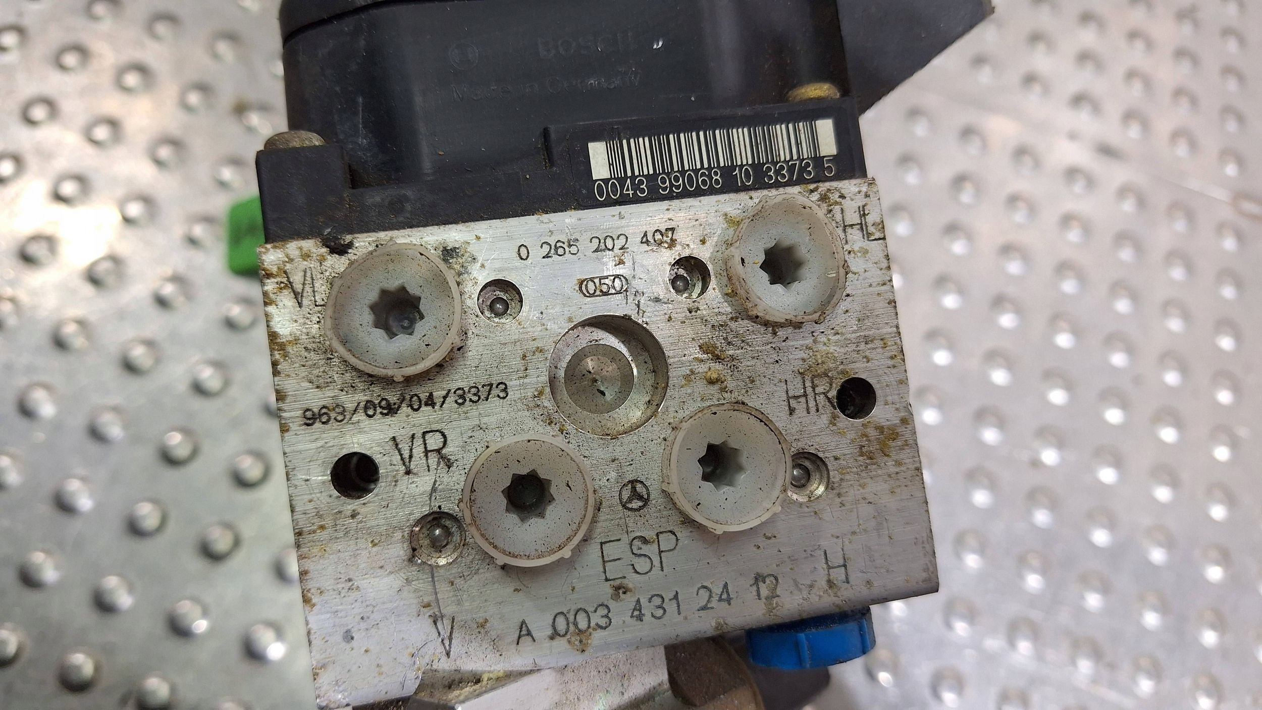 pump control unit ABS 0265202407 A0034312412 MERCEDES W210