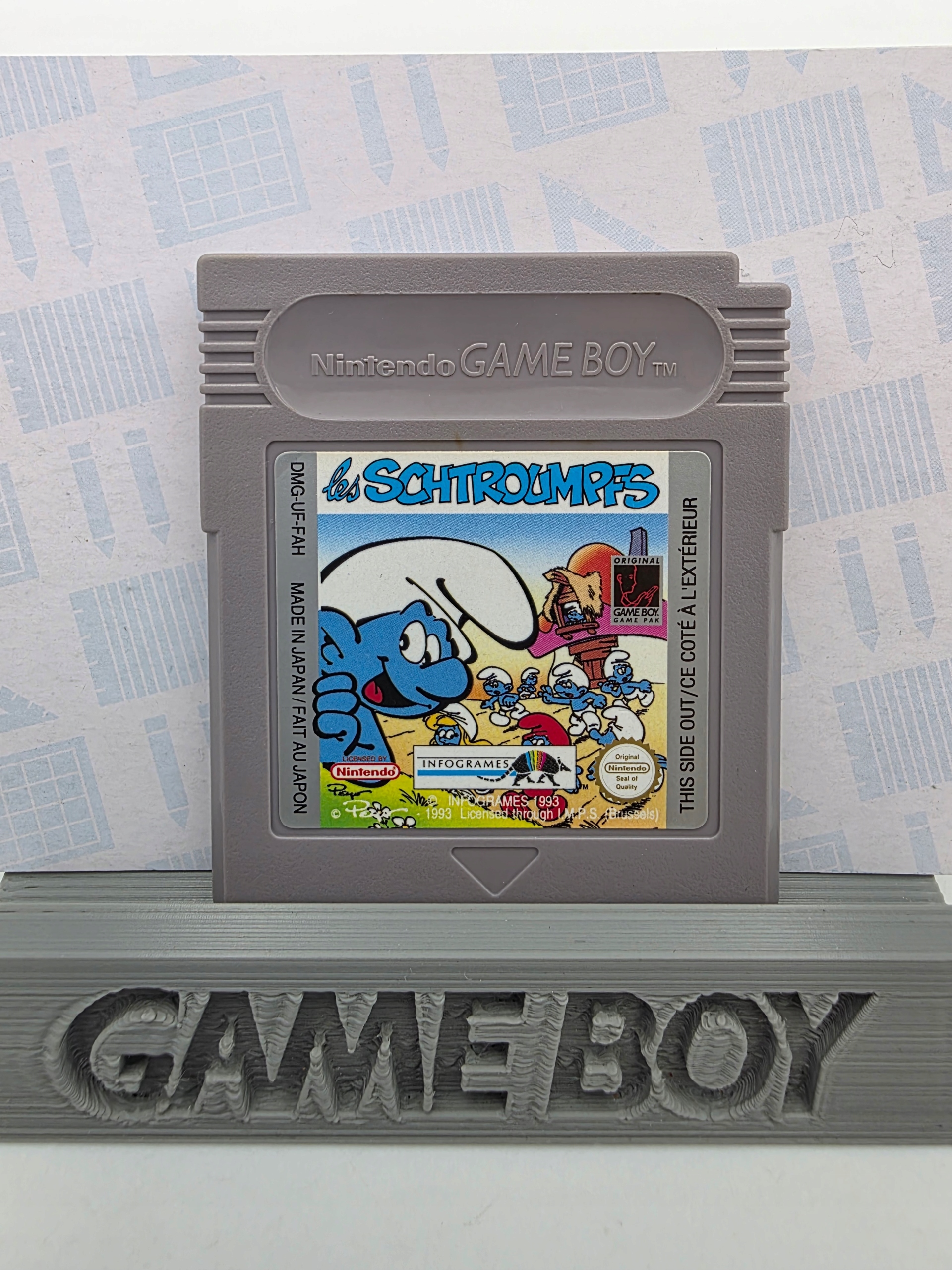 GAME BOY THE SMURFS ORYGINAŁ Producent .dat