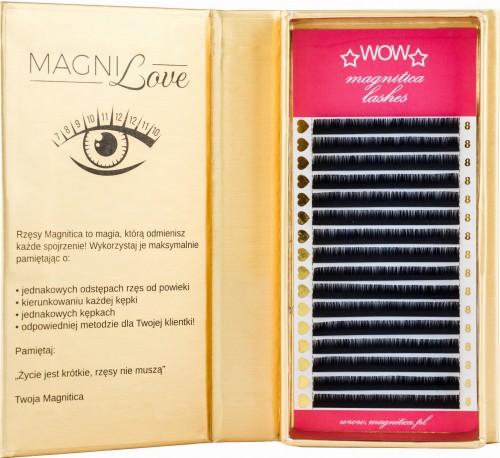 Řasy Magnitica Lashes 7 mm 0,07 B
