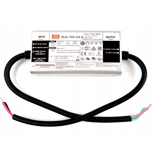 Led zdroj Mean Well XLG-100-24 96W 24V 4A IP67 hermetický, Pfc filtr
