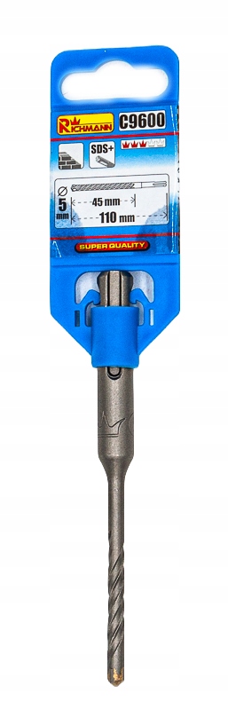 

Wiertło Do Betonu Fi 5mm Sds Plus 5x110MM Widia
