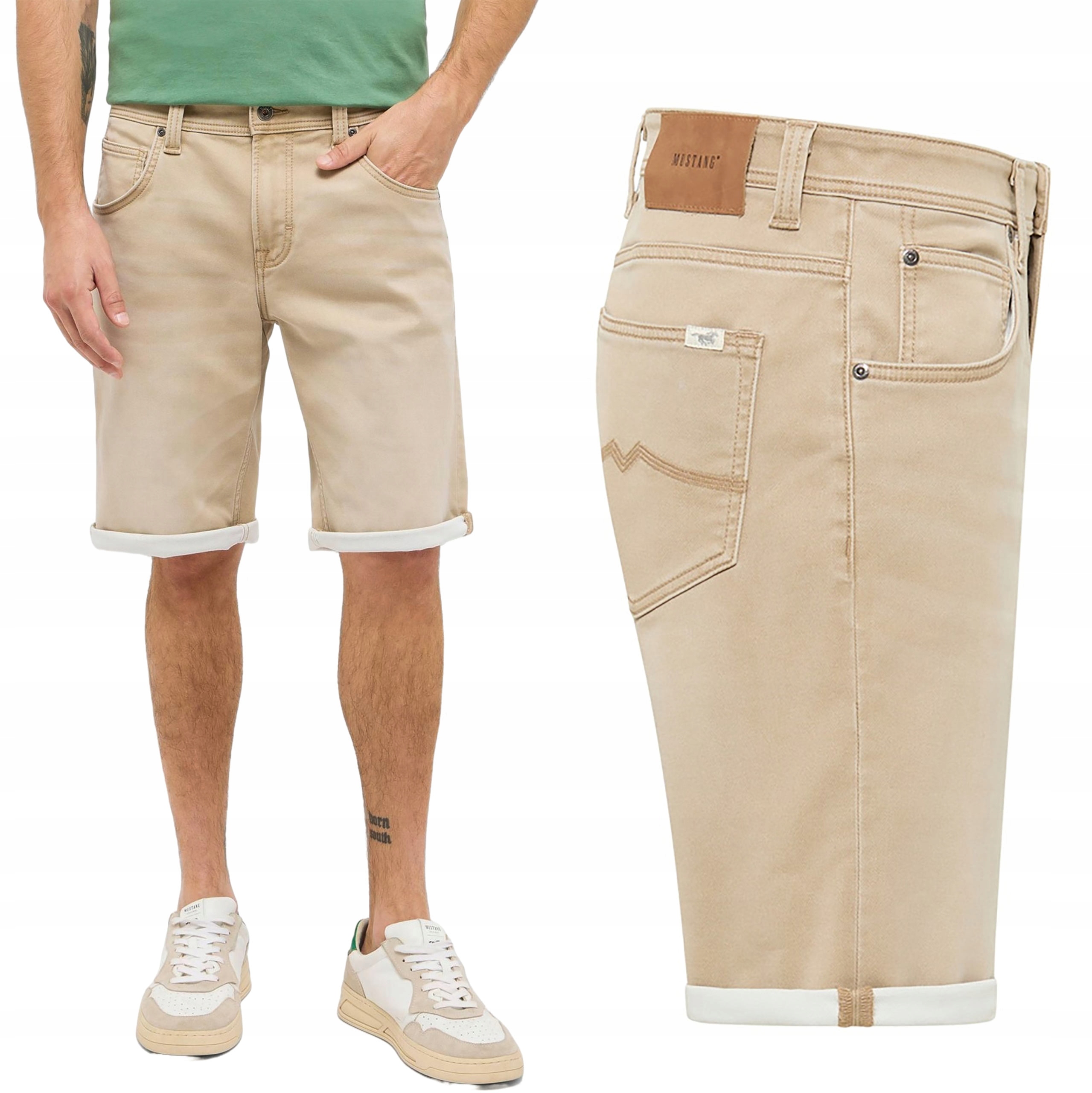 Mustang Chicago Shorts Z Tannin 3142 kraťasy pánské šortky W38