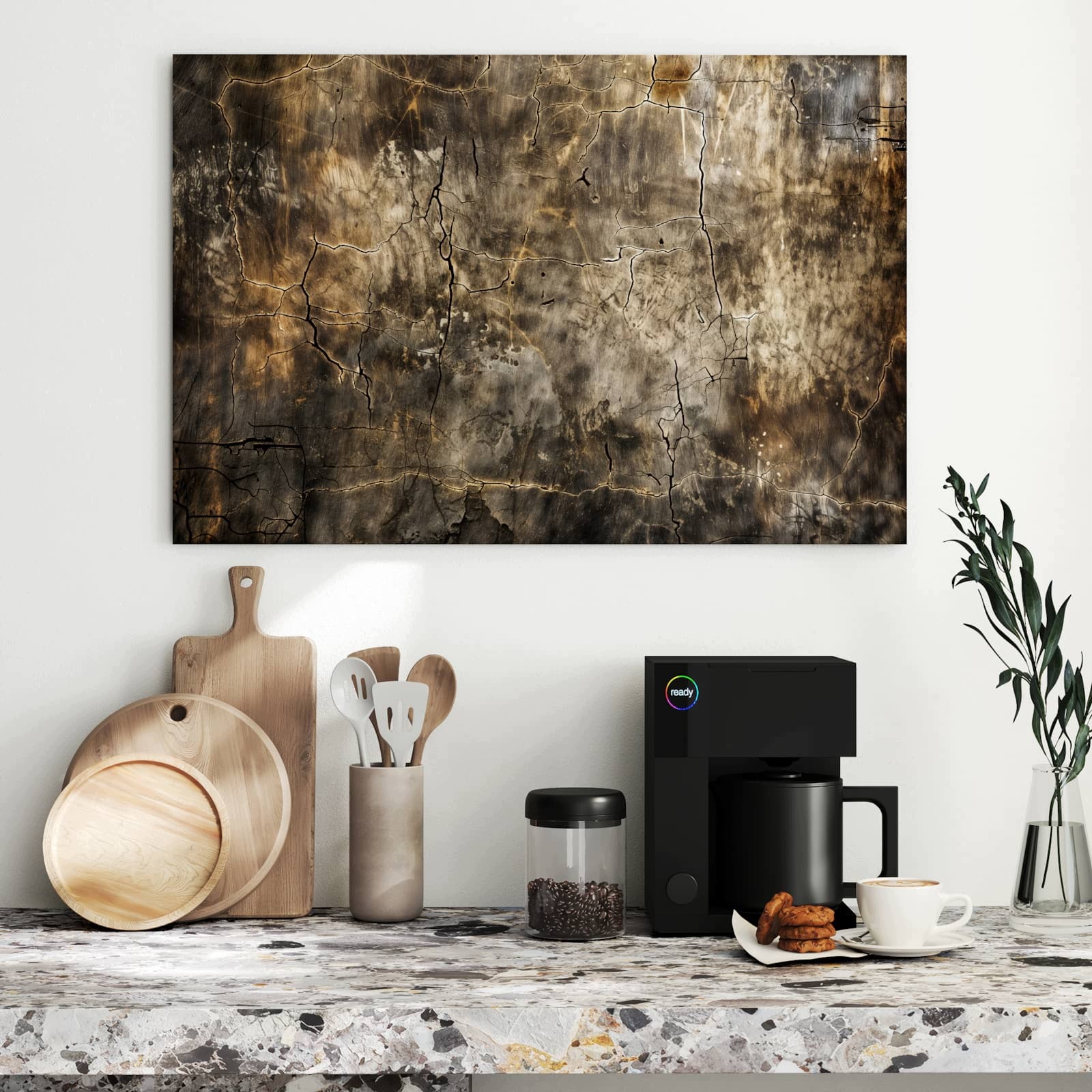 Magnetická tabule Abstraktní Zvětrávání 90 × 60 cm