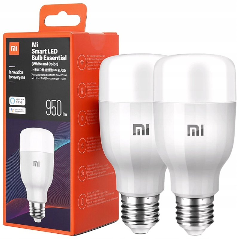 

Xiaomi Żarówka Mi Smart Bulb White & Color X2