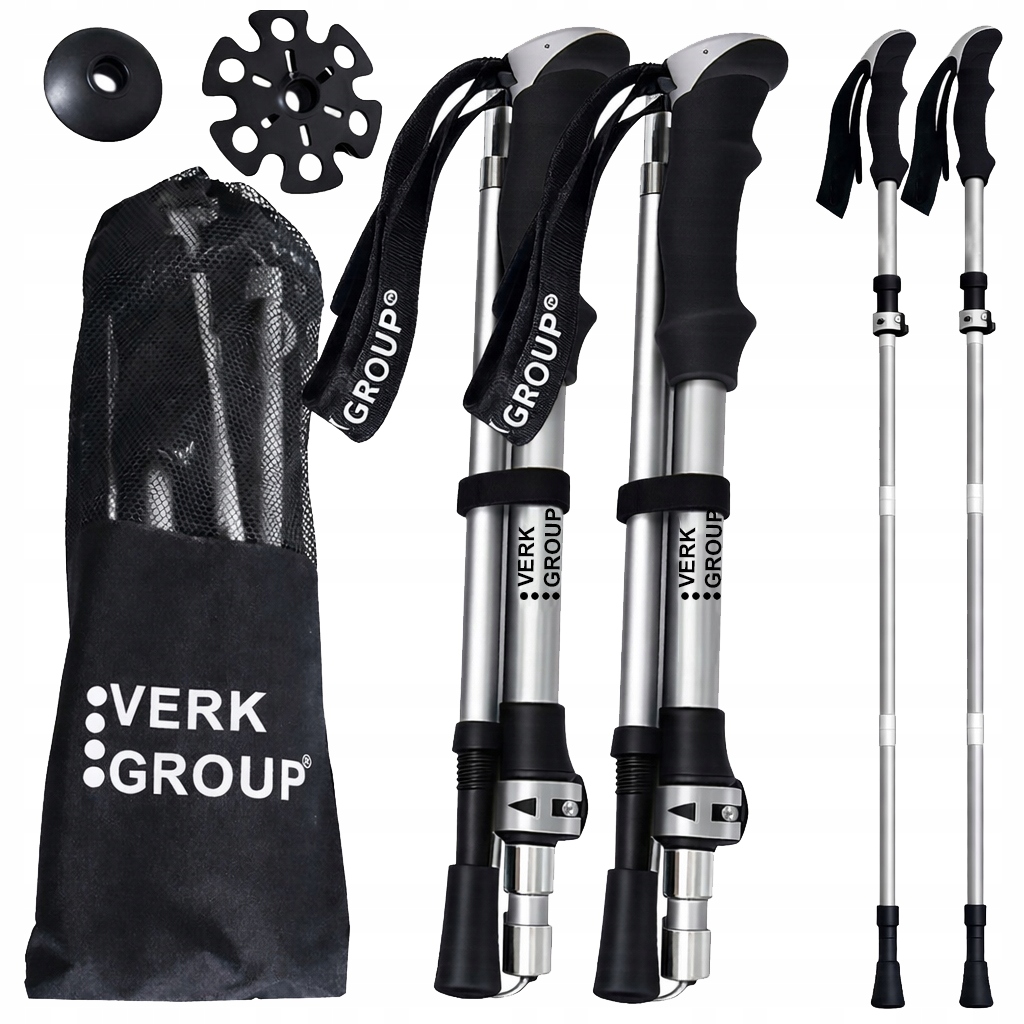 Trekové Hole Pro Nordic Walking Verk Group, Sada Pouzder