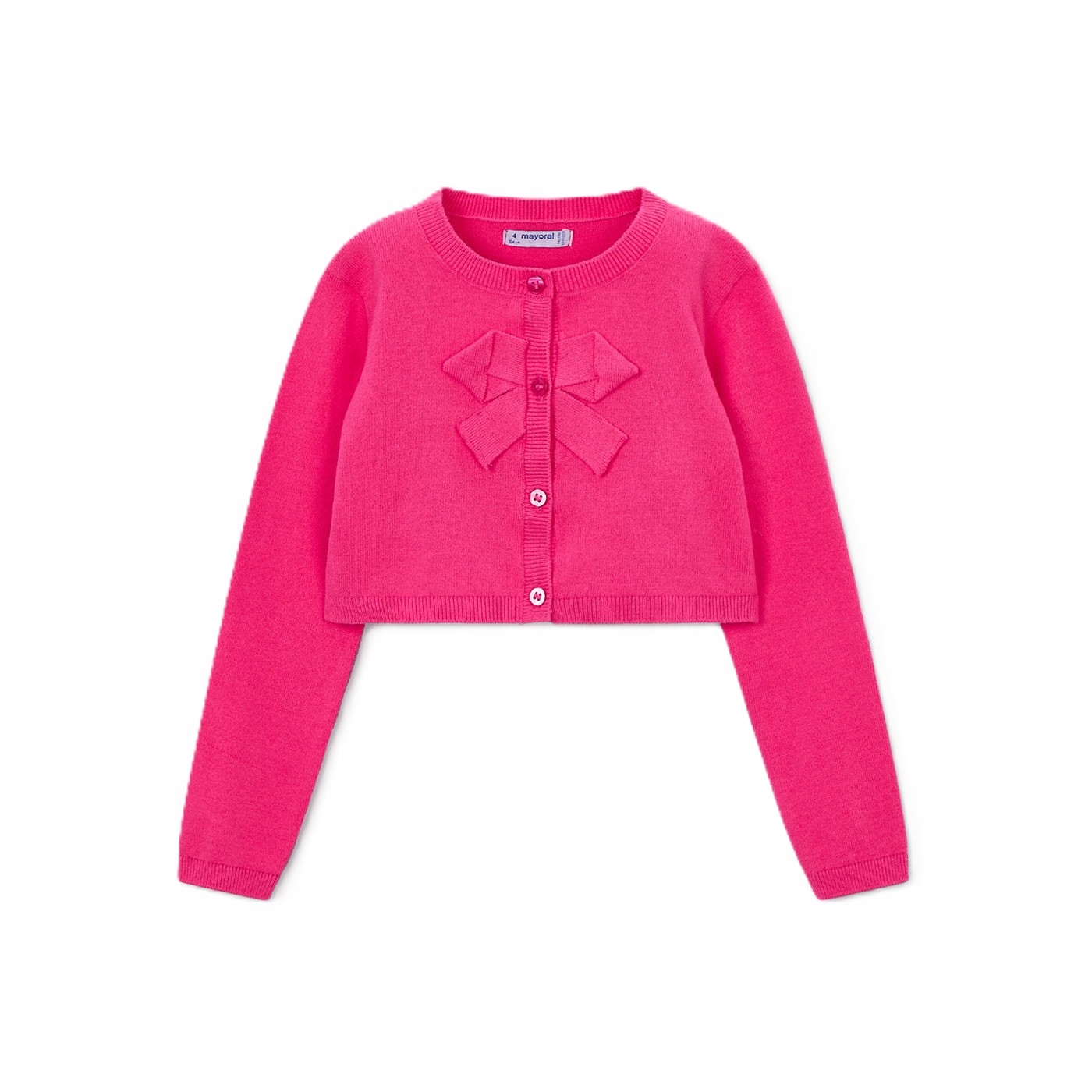 Mayoral Sweter Bolerko Trykotowe Basic 321 (84) Różowy