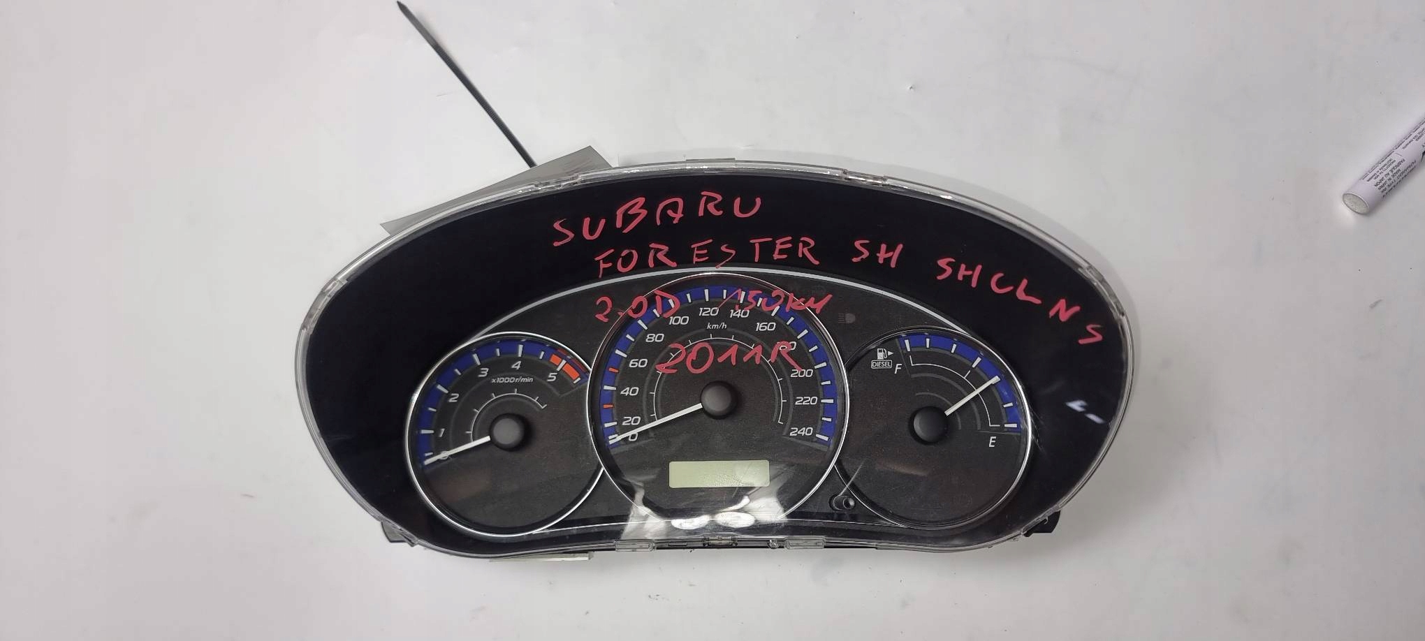 kilometar sat brzinomjer sat SUBARU FORESTER
