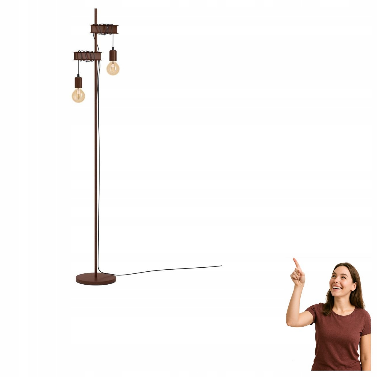 Podlahová lampa Townshend 4 43526 Eglo