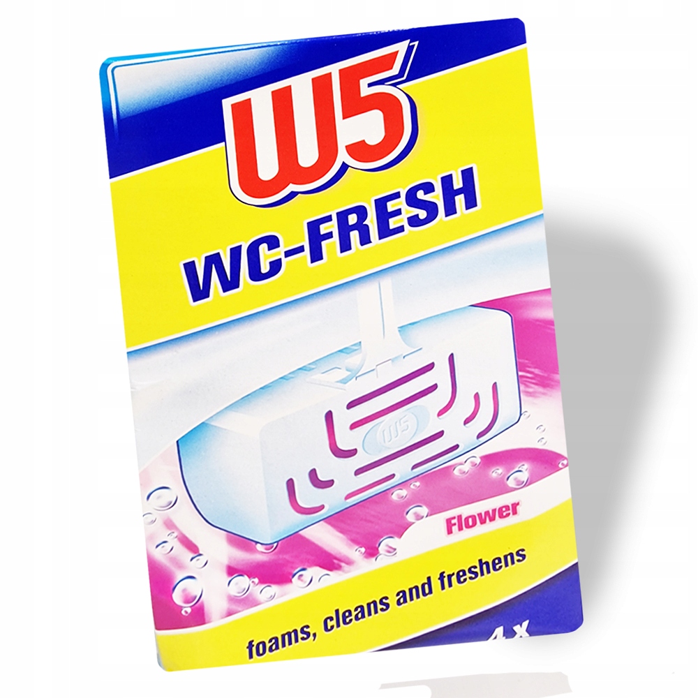 

Kostka Zawieszka Do Wc Fresh W5 Kwiatowa 4SZT