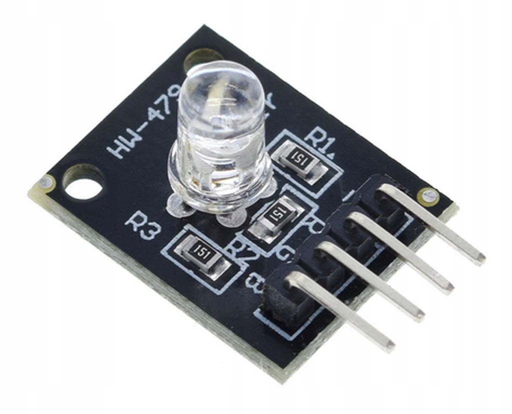 [2 szt.] Moduł LED RGB Z DIODĄ 5 mm do Arduino