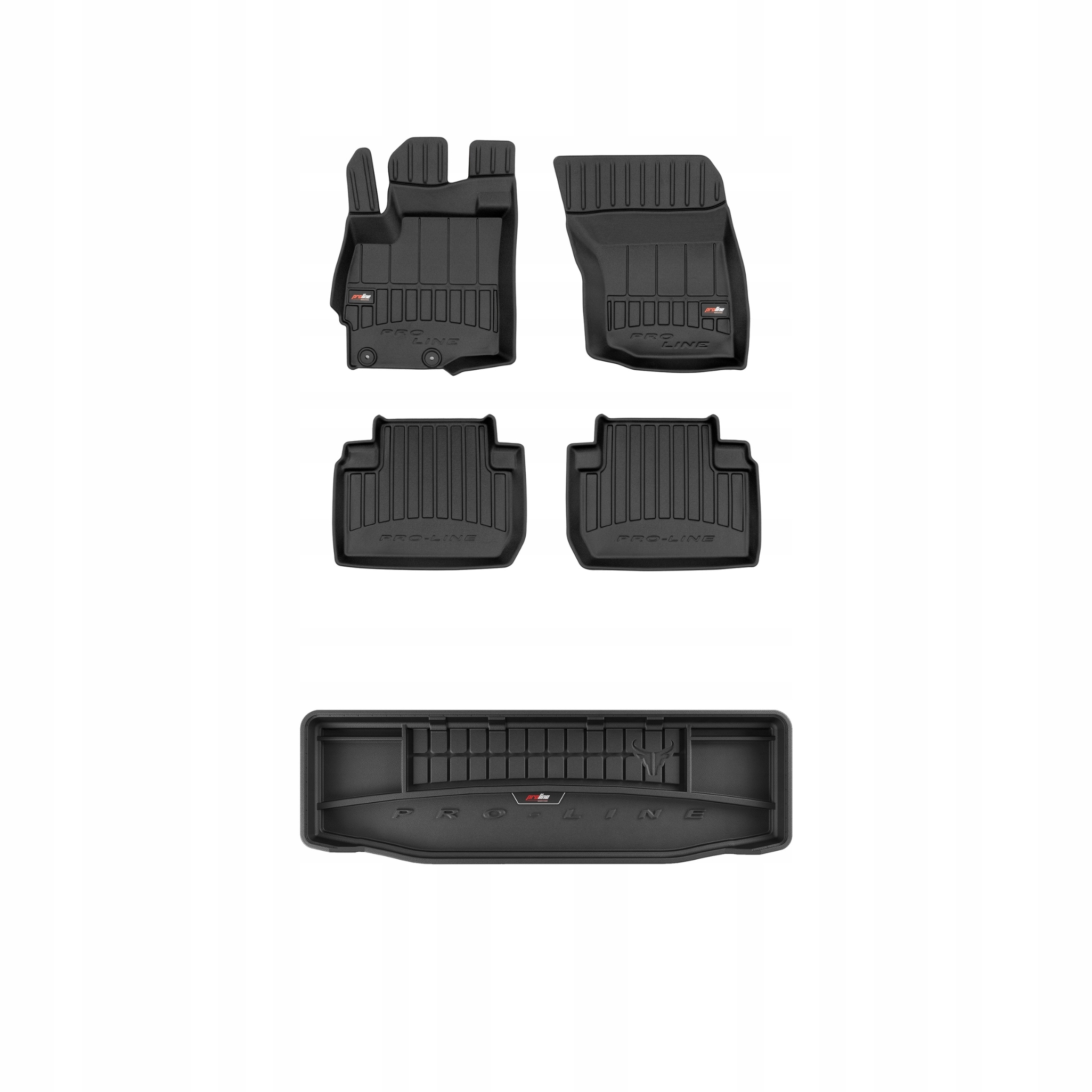 Frogum 3D Sada gumových koberců a rohože s logem pro Mitsubishi Outlander III