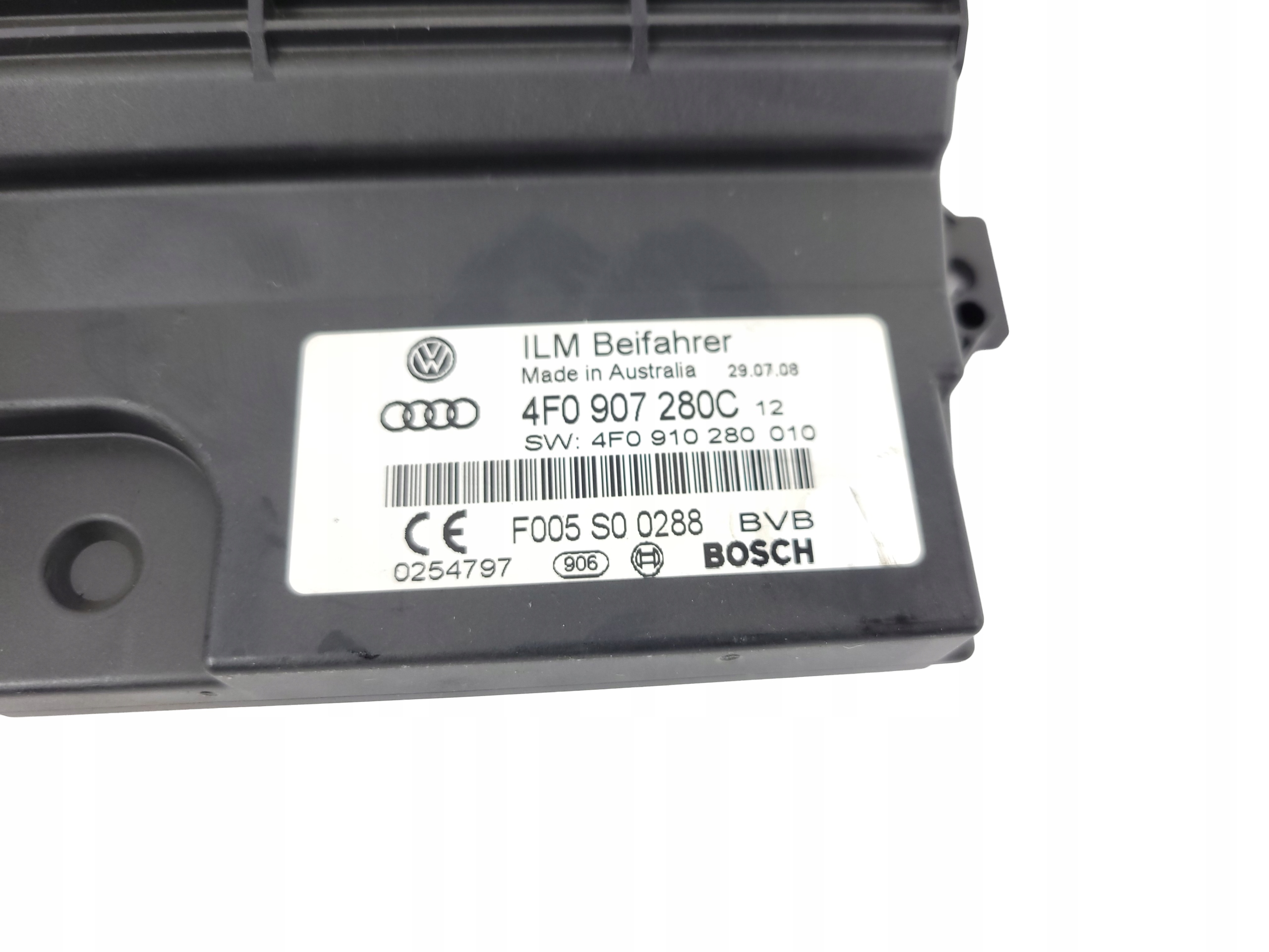 AUDI A6 C6 LIFT Centralina modulo MOCY 4F0907280C + Spina