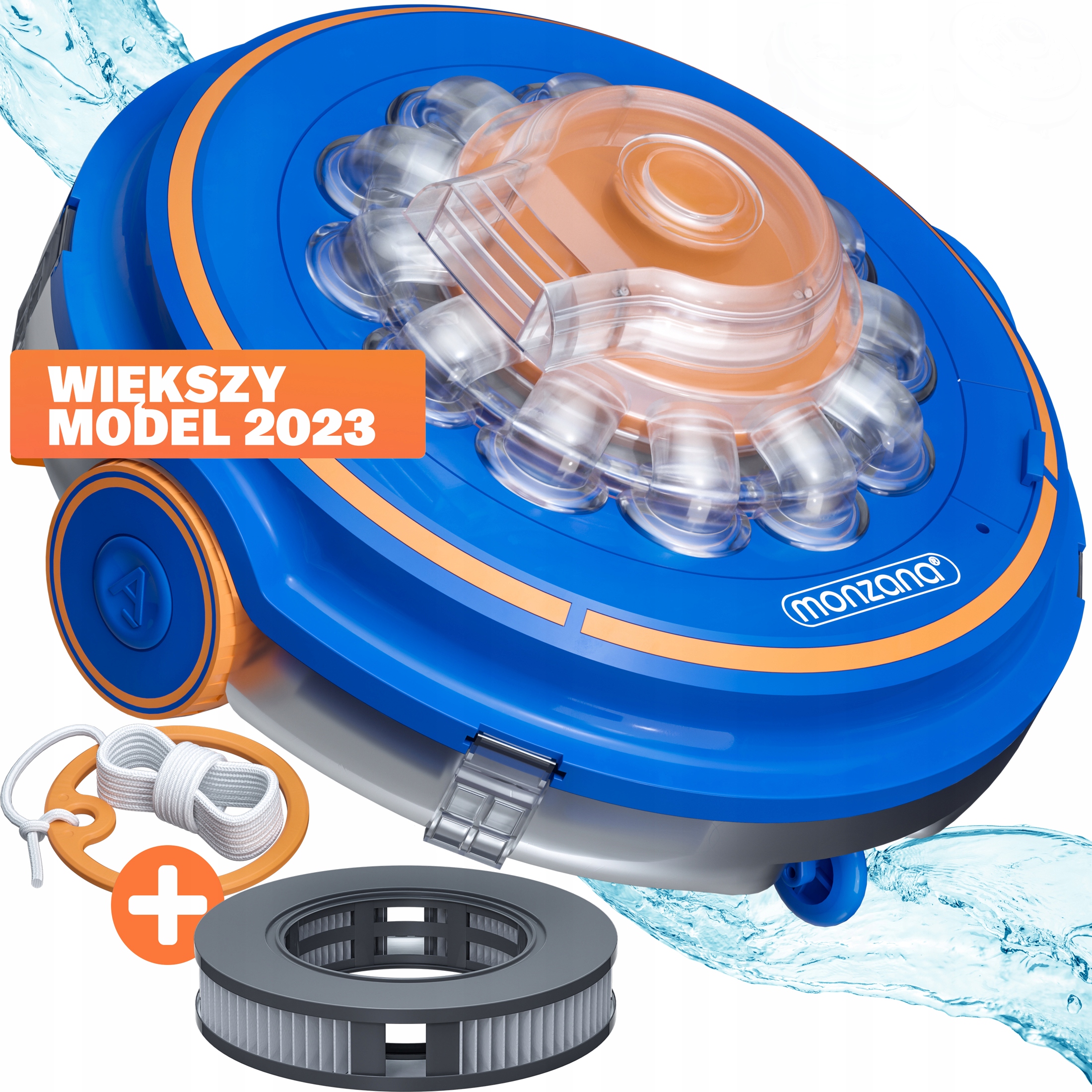 Odkurzacz do basenu bezprzewodowy robot basen