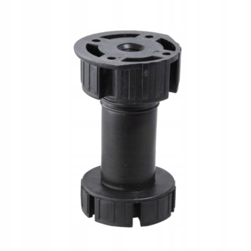 Nóżka meblowa kuchenna 150mm/czarna + klip